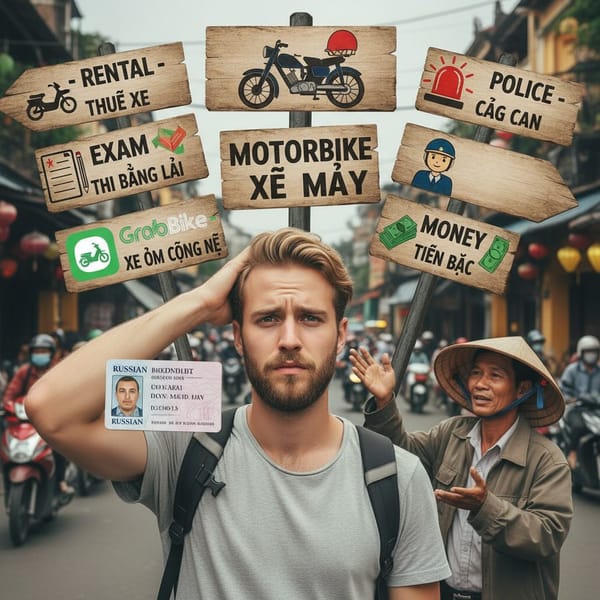 Можно ли получить или купить права на мотоцикл во Вьетнаме, если есть только автомобильные права из РФ?