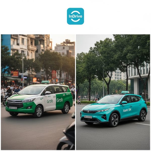 Какое приложение для такси выгоднее во Вьетнаме: Grab или Xanh SM?